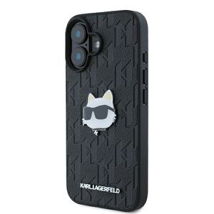 Husa premium pentru  iPhone 16 Karl Lagerfeld superior quality - Negru darth vader