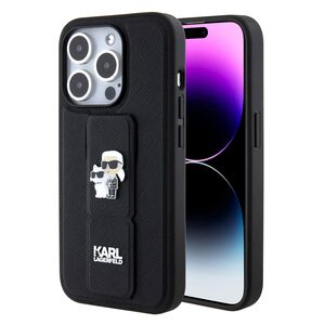 Husa premium pentru  iPhone 15 Pro Karl Lagerfeld superior quality - Negru inchis