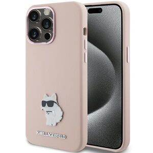 Husa premium pentru  iPhone 15 Pro Karl Lagerfeld superior quality - Roz