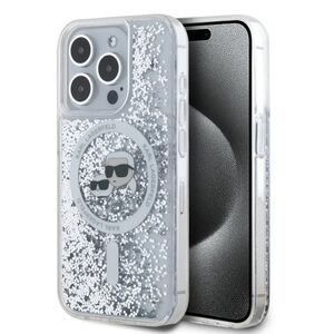 Husa premium pentru  iPhone 15 Pro Max Karl Lagerfeld compatibila Magsafe - Clear