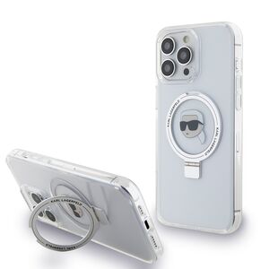Husa premium pentru  iPhone 15 Pro Max Karl Lagerfeld compatibila Magsafe - Gri