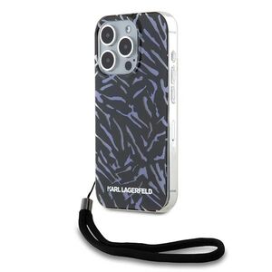 Husa premium pentru  iPhone 15 Pro Max Karl Lagerfeld superior quality - Gri antracit