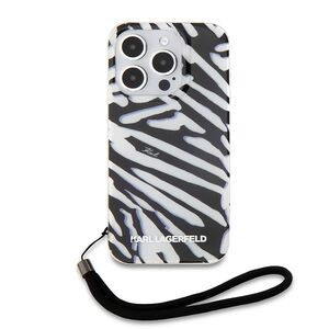 Husa premium pentru  iPhone 15 Pro Max Karl Lagerfeld superior quality - Gri