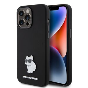Husa premium pentru  iPhone 15 Pro Max Karl Lagerfeld superior quality - Negru denim