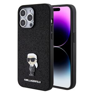 Husa premium pentru  iPhone 15 Pro Max Karl Lagerfeld superior quality - Negru denim