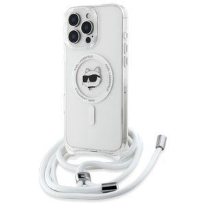 Husa premium pentru  iPhone 16 Karl Lagerfeld compatibila Magsafe - Clear