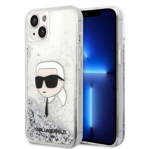 Husa premium pentru  iPhone 15 Plus Karl Lagerfeld superior quality - Alb