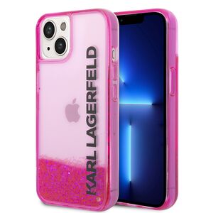 Husa premium pentru  iPhone 15 Plus Karl Lagerfeld superior quality - Fucsia