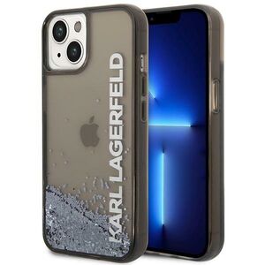 Husa premium pentru  iPhone 15 Plus Karl Lagerfeld superior quality - Gri antracit