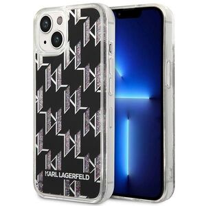 Husa premium pentru  iPhone 15 Plus Karl Lagerfeld superior quality - Gri carbune