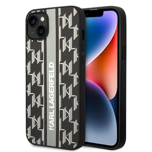 Husa premium pentru  iPhone 15 Plus Karl Lagerfeld superior quality - Maro inchis