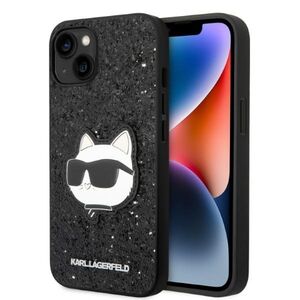 Husa premium pentru  iPhone 15 Plus Karl Lagerfeld superior quality - Negru denim
