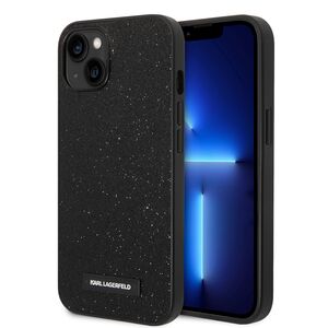 Husa premium pentru  iPhone 15 Plus Karl Lagerfeld superior quality - Negru