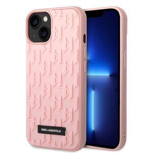 Husa premium pentru  iPhone 15 Plus Karl Lagerfeld superior quality - Roz electric
