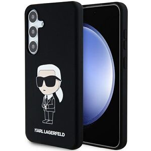 Husa premium pentru  Samsung Galaxy S24+ Plus Karl Lagerfeld superior quality - Negru alb