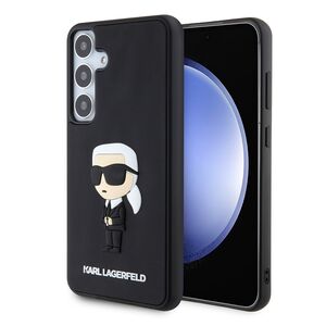 Husa premium pentru  Samsung Galaxy S24+ Plus Karl Lagerfeld superior quality - Negru havana