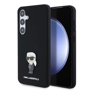 Husa premium pentru  Samsung Galaxy S24+ Plus Karl Lagerfeld superior quality - Negru royal