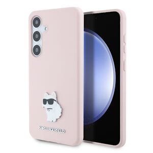 Husa premium pentru  Samsung Galaxy S24+ Plus Karl Lagerfeld superior quality - Roz