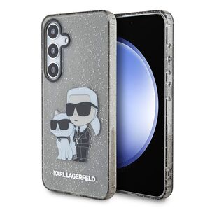 Husa premium pentru  Samsung Galaxy S24 Karl Lagerfeld superior quality - Gri inchis