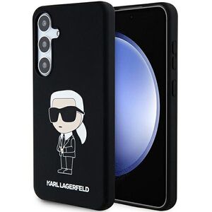 Husa premium pentru  Samsung Galaxy S24 Karl Lagerfeld superior quality - Negru 