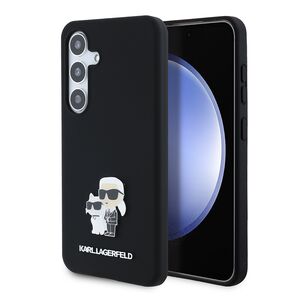 Husa premium pentru  Samsung Galaxy S24 Karl Lagerfeld superior quality - Negru denim