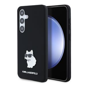 Husa premium pentru  Samsung Galaxy S24 Karl Lagerfeld superior quality - Negru electric