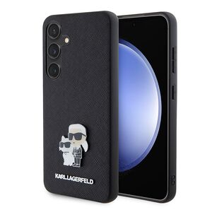 Husa premium pentru  Samsung Galaxy S24 Karl Lagerfeld superior quality - Negru grant
