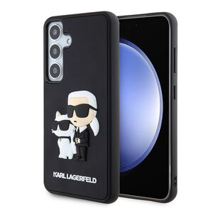 Husa premium pentru  Samsung Galaxy S24 Karl Lagerfeld superior quality - Negru oxid