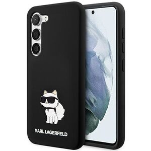 Husa premium pentru  Samsung Galaxy S24 Karl Lagerfeld superior quality - Negru print