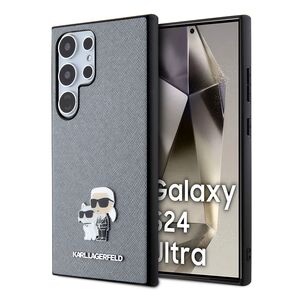 Husa premium pentru  Samsung Galaxy S24 Ultra Karl Lagerfeld superior quality - Gri