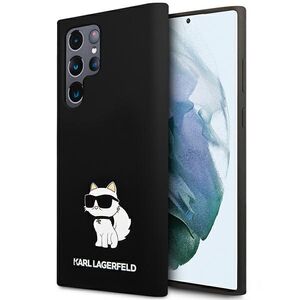 Husa premium pentru  Samsung Galaxy S24 Ultra Karl Lagerfeld superior quality - Negru gri