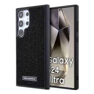 Husa premium pentru  Samsung Galaxy S24 Ultra Karl Lagerfeld superior quality - Negru havana