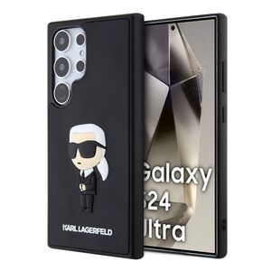 Husa premium pentru  Samsung Galaxy S24 Ultra Karl Lagerfeld superior quality - Negru inchis
