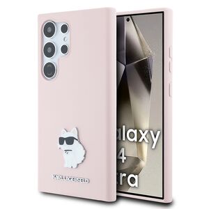 Husa premium pentru  Samsung Galaxy S24 Ultra Karl Lagerfeld superior quality - Roz