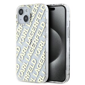 Husa premium pentru  iPhone 15 Karl Lagerfeld superior quality - Alb