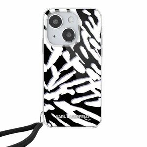 Husa premium pentru  iPhone 15 Karl Lagerfeld superior quality - Gri deschis