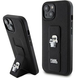 Husa premium pentru  iPhone 15 Karl Lagerfeld superior quality - Negru intens