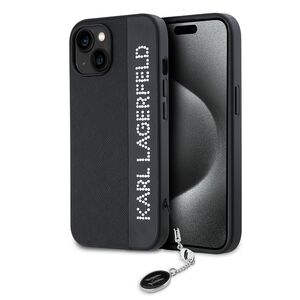Husa premium pentru  iPhone 15 Karl Lagerfeld superior quality - Negru print