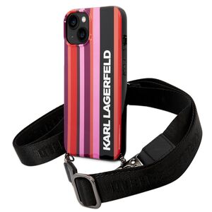 Husa premium pentru  iPhone 15 Karl Lagerfeld superior quality - Rosu