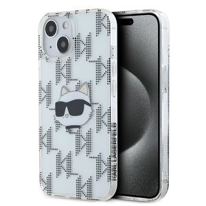 Husa premium pentru  iPhone 15 Karl Lagerfeld superior quality - Transparent