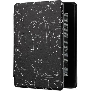 Husa pentru Kindle Paperwhite 2024 (12th gen) 7 inch / Kindle Colorsoft Signature Edition 7 inch slim ultra-light, functie sleep/wake-up, inchidere magnetica - constellation