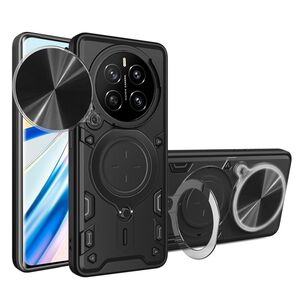 Husa pentru Honor Magic 7 Pro cu protecție pentru cameră și suport magnetic integrat Ring Shockproof - negru