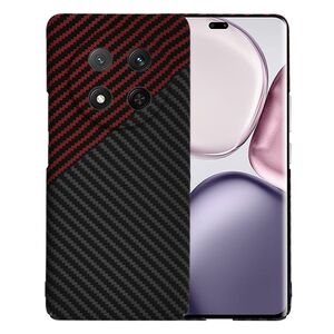 Husa pentru  Honor Magic 7 Lite CarbonFiber UltraSlim, Lightweight, Rosu inchis