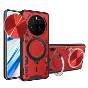 Husa pentru Honor Magic 7 Pro cu protecție pentru cameră și suport magnetic integrat Ring Shockproof - rosu