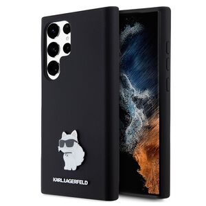 Husa premium pentru  Samsung Galaxy S23 Ultra 5G Karl Lagerfeld superior quality - Negru print