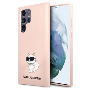 Husa premium pentru  Samsung Galaxy S23 Ultra 5G Karl Lagerfeld superior quality - Roz neon