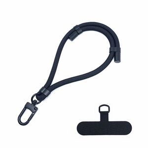 Snur pentru telefon Techsuit Rope Wrist Strap RWS1-01, negru frost