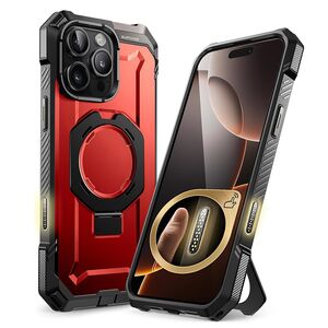 Husa iPhone 16 Pro Max Supcase Unicorn Beetle Defender, rosu