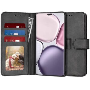 Husa pentru  Honor Magic 7 Lite tip carte 360 Kickstand Portofel Multifunctional, Protectie Completa, Negru