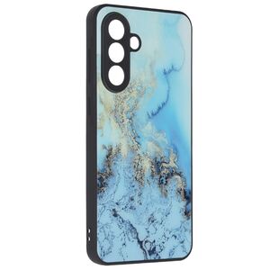 Husa pentru  Samsung Galaxy A36 Colorful Varnish Anti-scrath, Albastru Oceanic